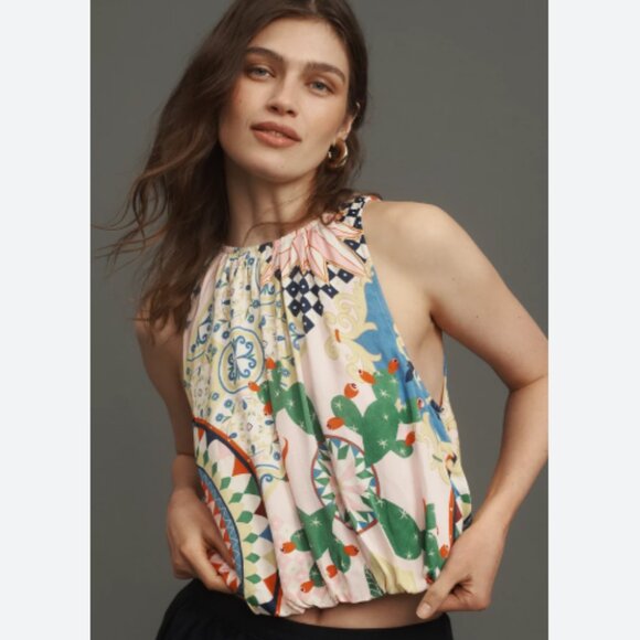 Brand New Maeve Bubble-Hem Tank - Picture 1 of 7